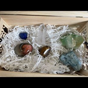 Crystal gift box. Brand new. All crystals cleansed and charged last full moon.